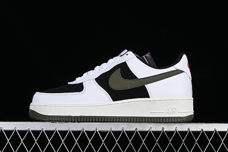Nike Nike AIR FORCE 1 LOW WHITE/BLACK/GREEN · AV0383-226, photo 1