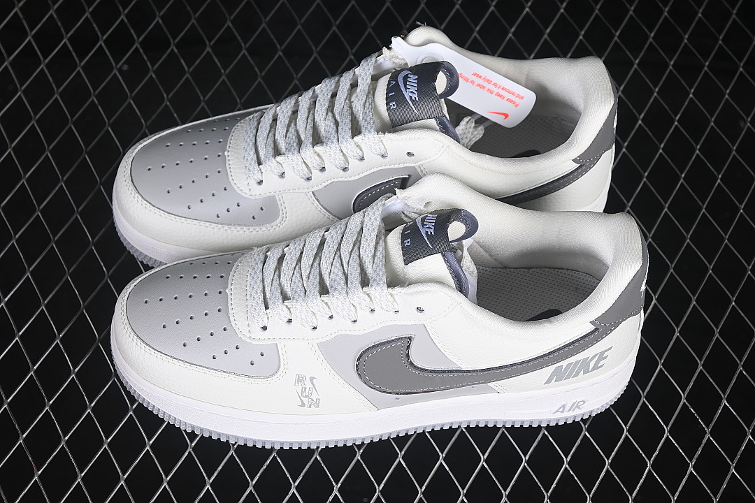 Nike [WY0655-124]-[AIR FORCE 1 07 LOW CASUAL SNEAKERS DARK GRAY/GREY]-[WOMAN:36-39]-[MAN:40-45] - Image 10