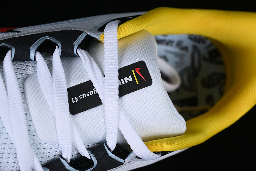 Nike [HJ9068-100]-[AIR ZOOM PEGASUS 41 WHITE/PSYCHIC BLUE/SPEED YELLOW/SPEED RED]-[UNISEX:36-45] - Image 10