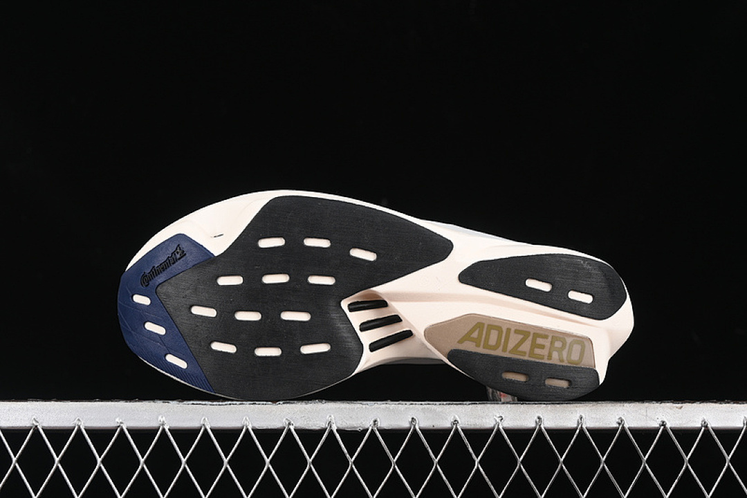 Adidas [IG6438]-[ADIZERO ADIOS PRO 3 CLOUD WHITE/DARK BLUE/GOLD METALLIC]-[WOMAN:36-39]-[MAN:40-45] - Image 15