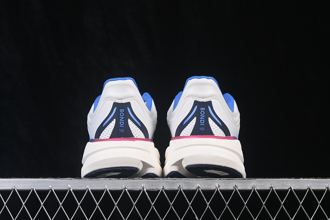 On Running [1162011-GRTV]-[BONDI 9 FUNCTIONAL CUSHIONING RUNNING SHOES WHITE/BLUE]-[MAN:40-45] - Image 14