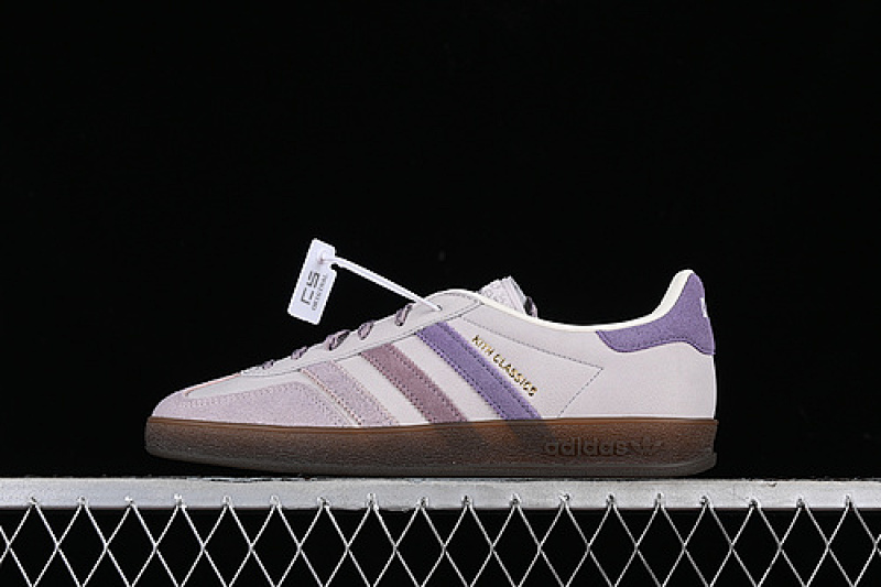 Kith Adidas ORIGINALS GAZELLE INDOOR KITH CLASSICS PROGRAM ASH PURPLE/ICE PURPLE/GUM · IH0120, photo 1