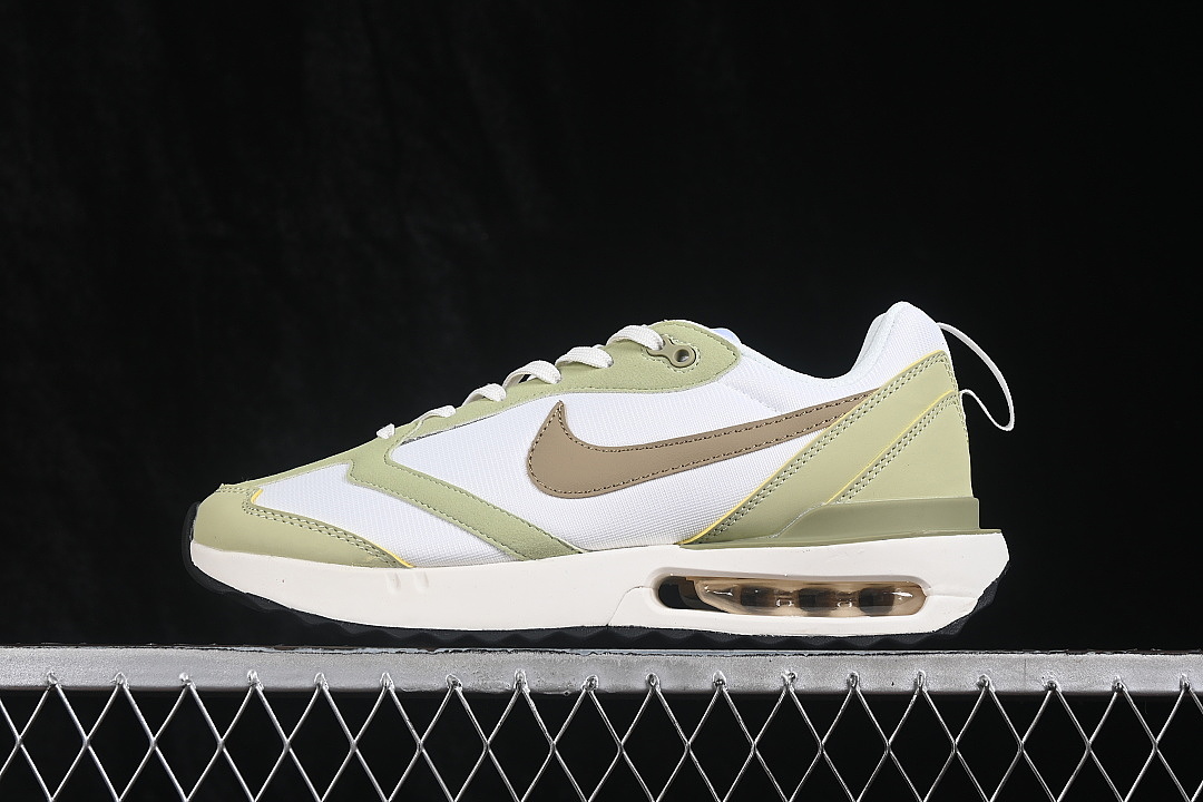 Nike AIR MAX DAWN AIR CUSHIONED SHOES MATCHA GREEN/WHITE · DM0013-106, photo 1