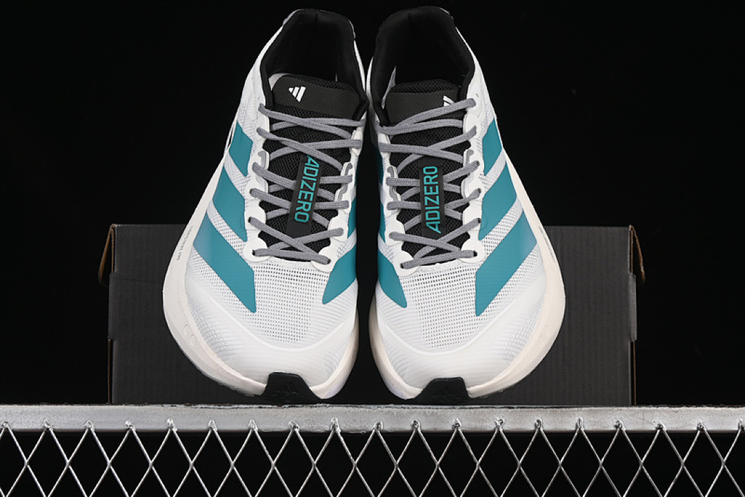 On Running [JR4791]-[ADIZERO BOSTON 13 CLOUD WHITE/PURE TEAL/GREY]-[WOMAN:36-39]-[MAN:40-46] - Image 13