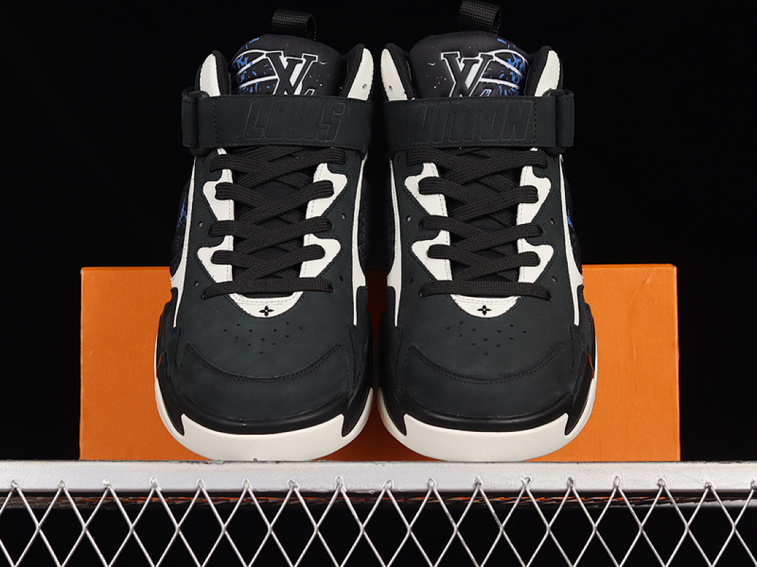 Louis Vuitton [L*V TRAINER 2 SNEAKERS BLACK/WHITE/BLACK]-[WOMAN:36-39]-[MAN:40-45] - Image 13