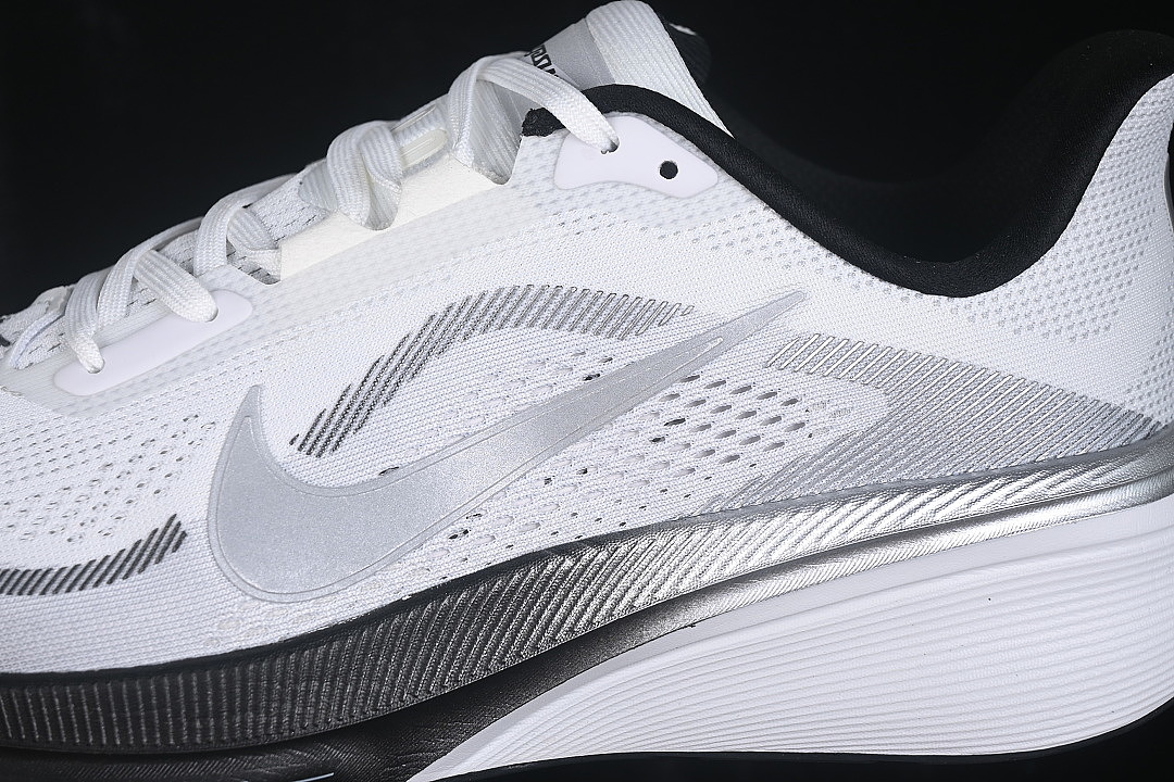 Nike [II7210-100]-[AIR ZOOM PEGASUS 42 BREATHABLE SHOES GREY/WHITE/BLACK]-[WOMAN:39]-[MAN:40-45] - Image 7