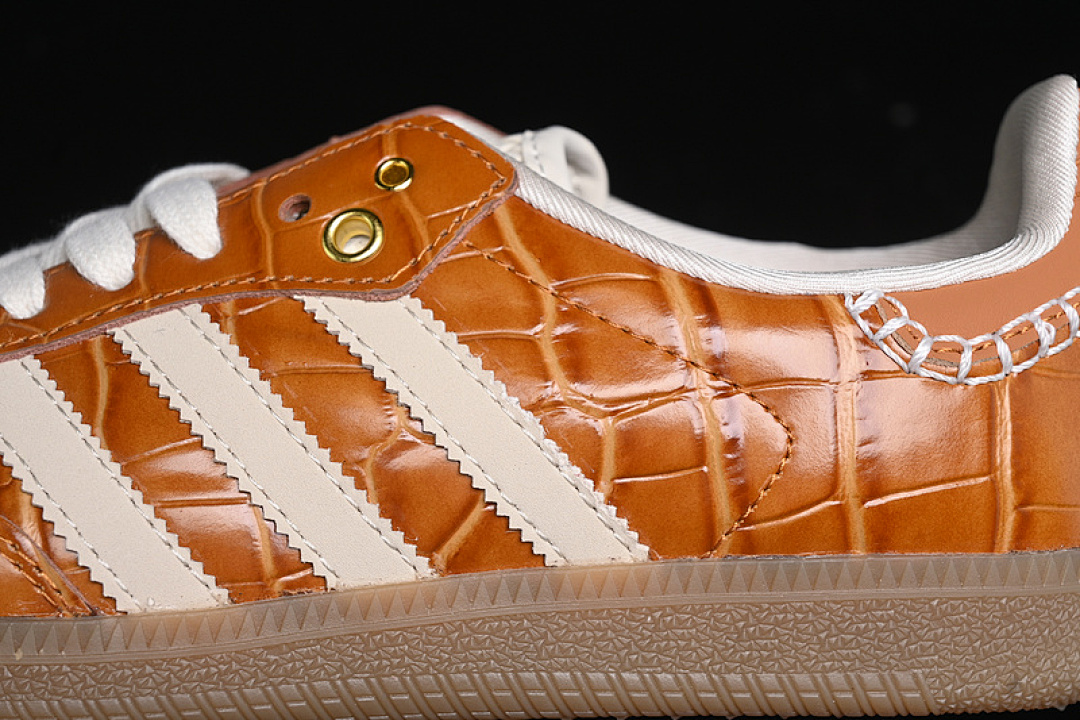 Adidas [JH9826]-[WALES BONNER X SAMBA OG SUPPLIER COLOR/WONDER WHITE/NIGHT BROWN]-[UNISEX:35-45] - Image 8