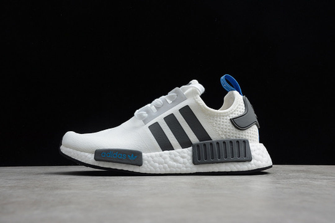Unbranded [B8304]-[NMD R1 SHOES CLOUD WHITE/CORE BLACK/BLUE]-[WOMAN:36-39]-[MAN:40-45], photo 1