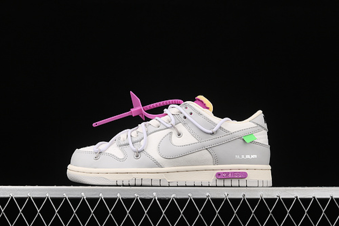 Off-White [DM1602-118]-[OFF-WHITE X DUNK LOW 'LOT 03 OF 50'SAIL/NEUTRAL GREY/WHITE]-[UNISEX:36-47.5], photo 1