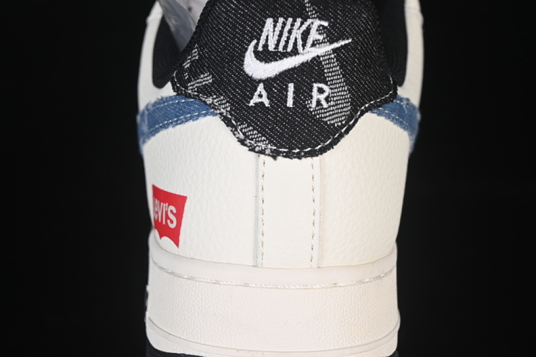 Nike [QW5606-261]-[AIR FORCE 1 07 LOW BLACK/BLUE/WHITE]-[WOMAN:36-39]-[MAN:40-45] - Image 7