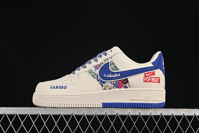 Nike Nike AIR FORCE 1 07 LOW LABUBU BEIGE/BLUE · KJ1688-011, photo 1