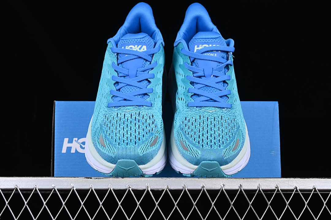 On Running [1119393 IBSB]-[HOKA ONE CLIFTON 8 WHITE/BLUE]-[WOMAN:36-39]-[MAN:40-45] - Image 12