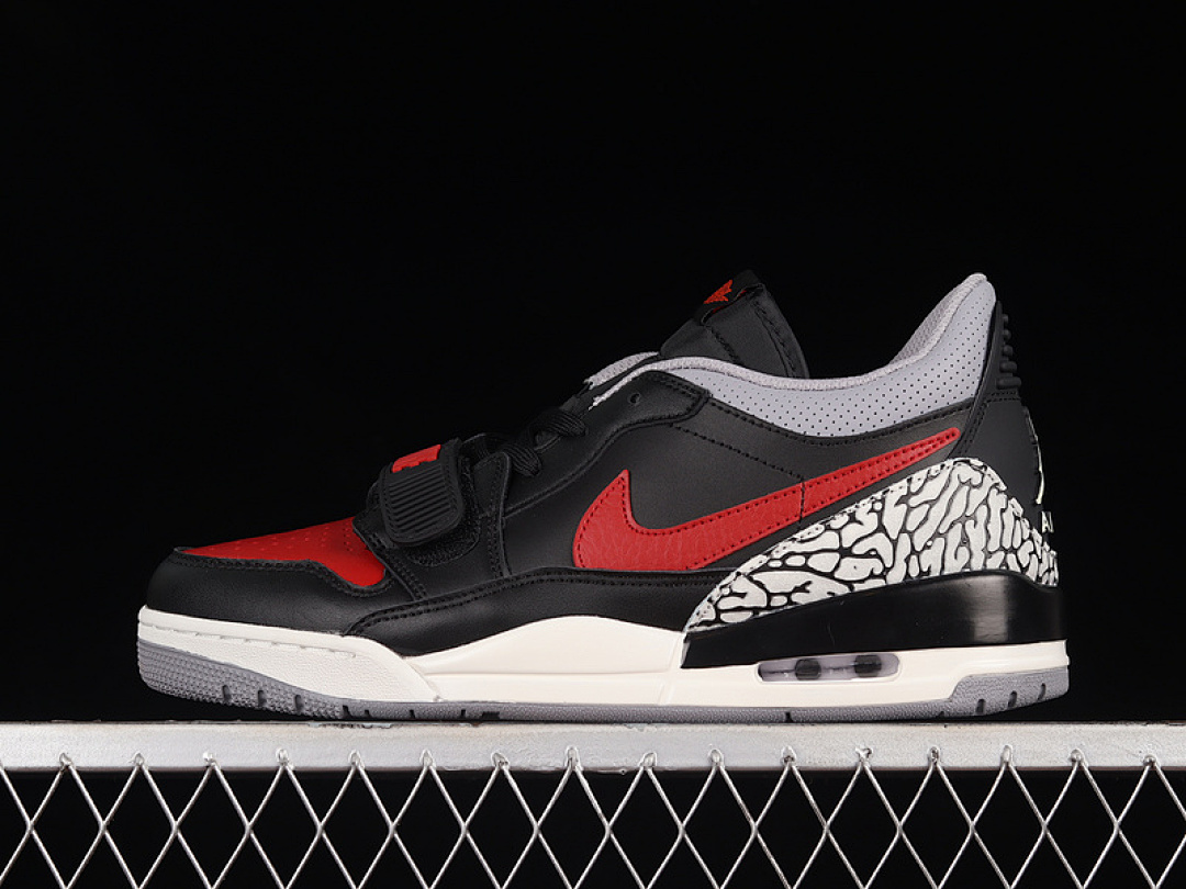 Jordan [CD7069-006]-[AIR JORDAN LEGACY 312 LOW BLACK/BLACK-CEMENT GREY-GYM RED]-[UNISEX:36-46], photo 1