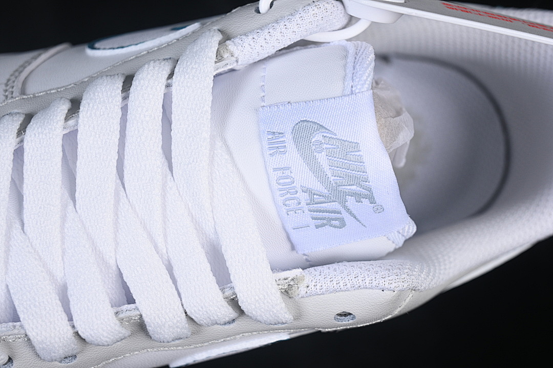Nike [ZH0316-138]-[AIR FORCE 1 07 LOW CASUAL SNEAKERS BLUE/GREY/WHITE]-[WOMAN:36-39.5]-[MAN:40-45] - Image 8