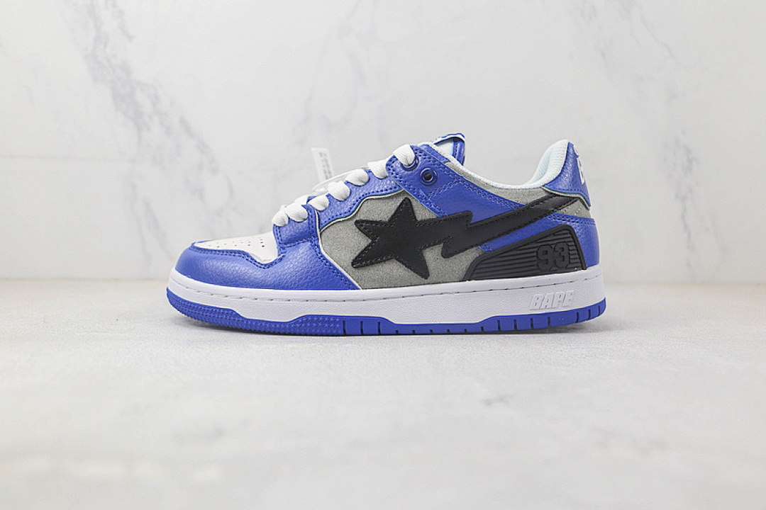 Bape [BAPE STA LOW BLUE/BLACK/GREY-WHITE]-[WOMAN:36-39]-[MAN:40-45], photo 1