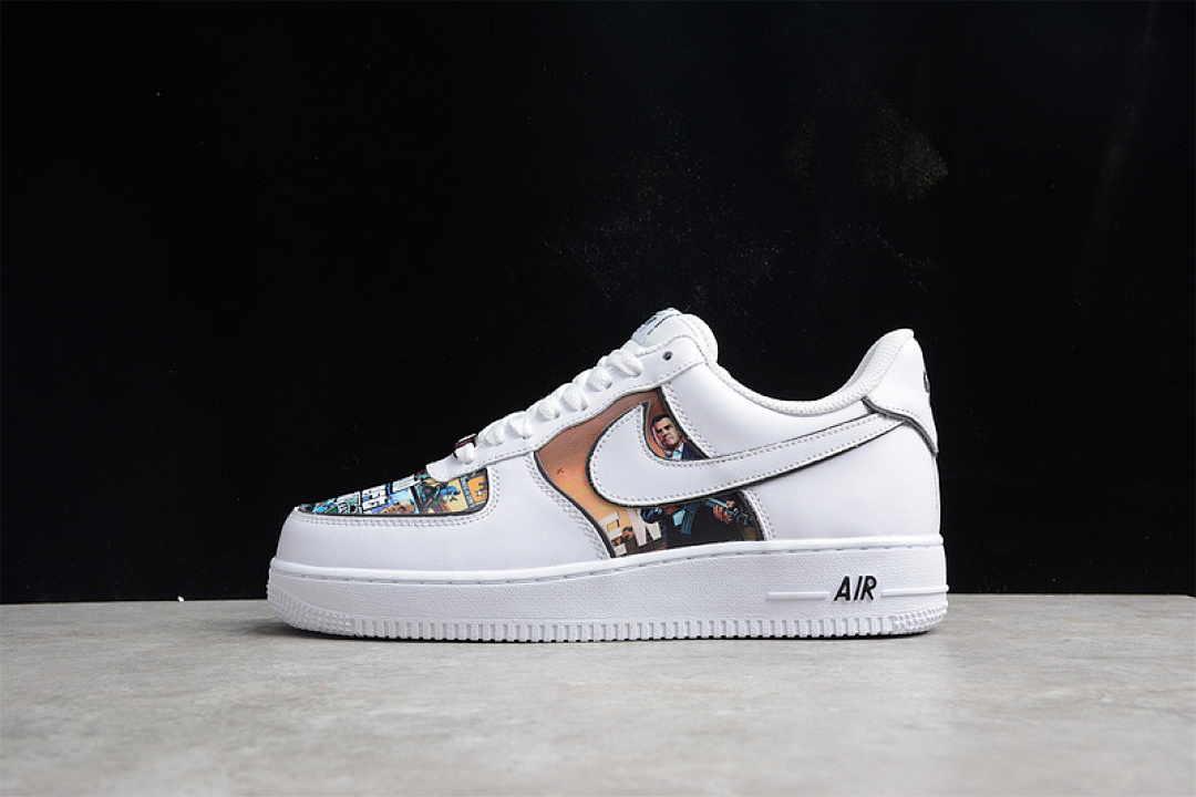 Nike [CW2288-302]-[AIR FORCE 1 LOW GRAND THEFT AUTO WHITE/BLACK/MULTI-COLOR]-[UNSIEX:36-45], photo 1
