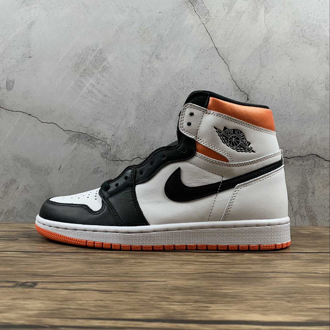 Jordan [555088-180]-[AIR JORDAN 1 RETRO HIGH OG ELECTRO ORANGE WHITE/ELECTRO ORANGE/BLACK], photo 1