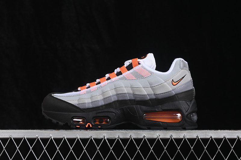 Nike AIR MAX 95 OG AIR CUSHION SHOES ORANGE/BLACK/GREY · HM7410-101, photo 1