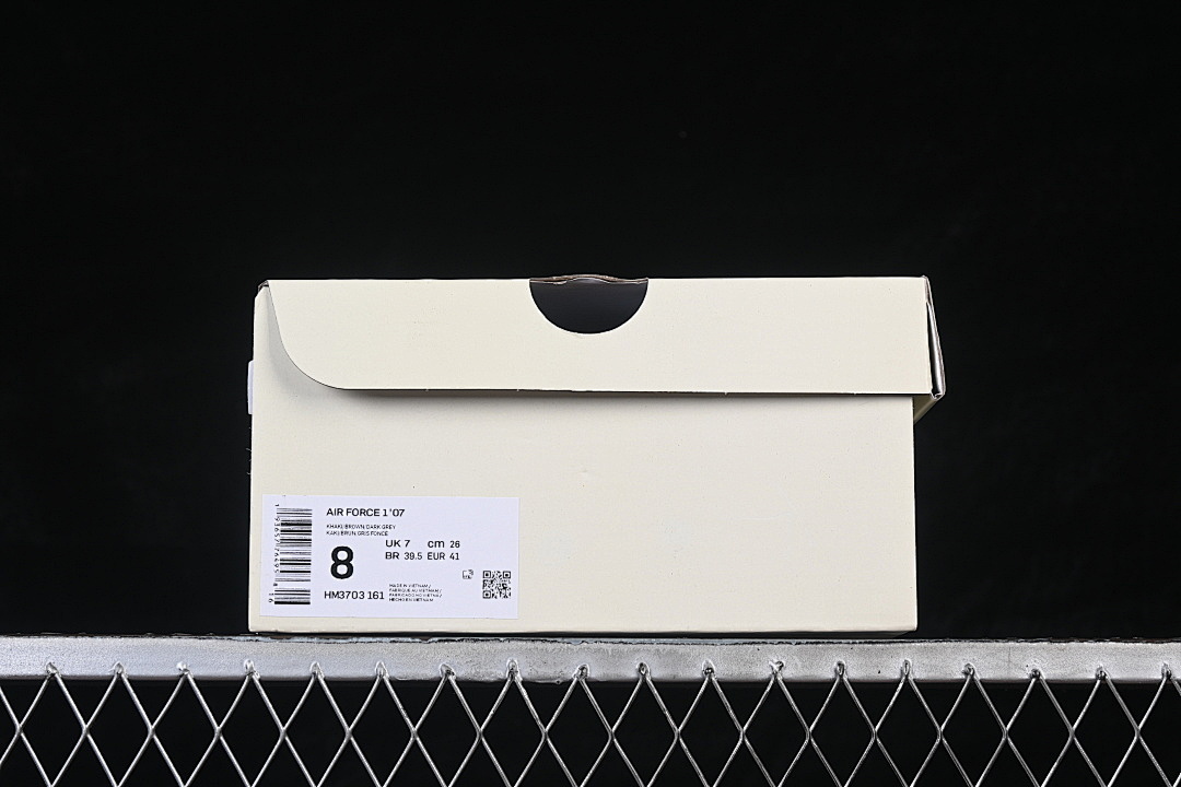 Nike [HM3703-161]-[AIR FORCE 1 07 LOW WHITE/GREY/BLUE]-[WOMAN:36-39]-[MAN:40-45] - Image 12