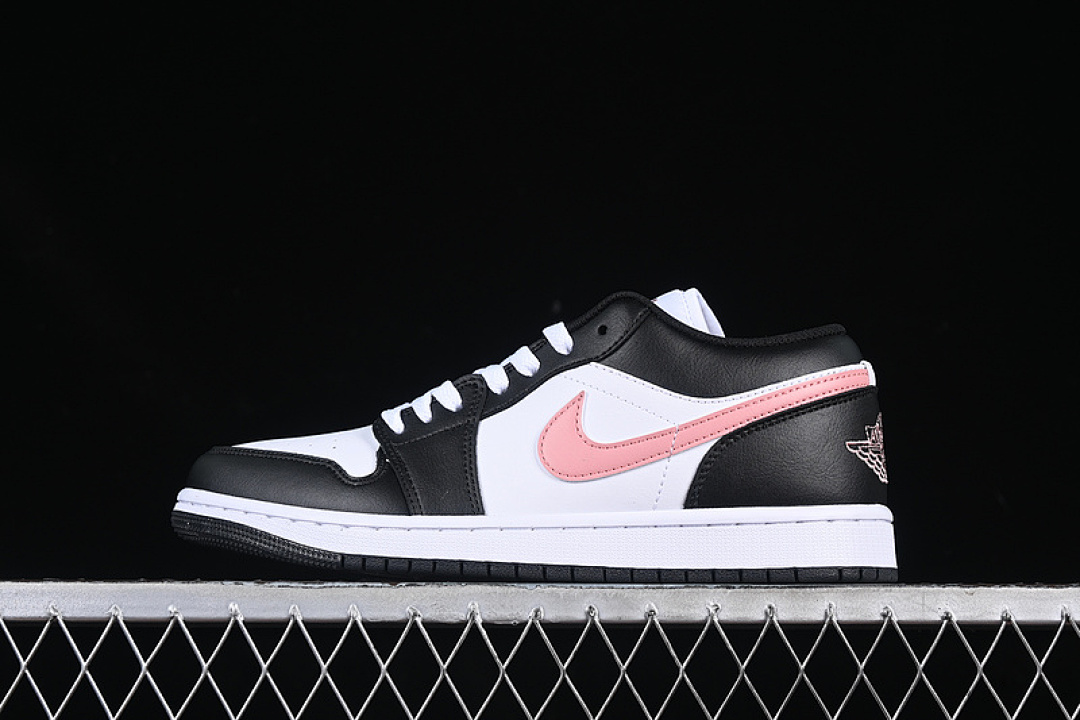 Jordan [553558-165]-[AIR JORDAN 1 LOW BLACK/RUST PINK/WHITE]-[WOMAN:36-39]-[MAN:40-46], photo 1