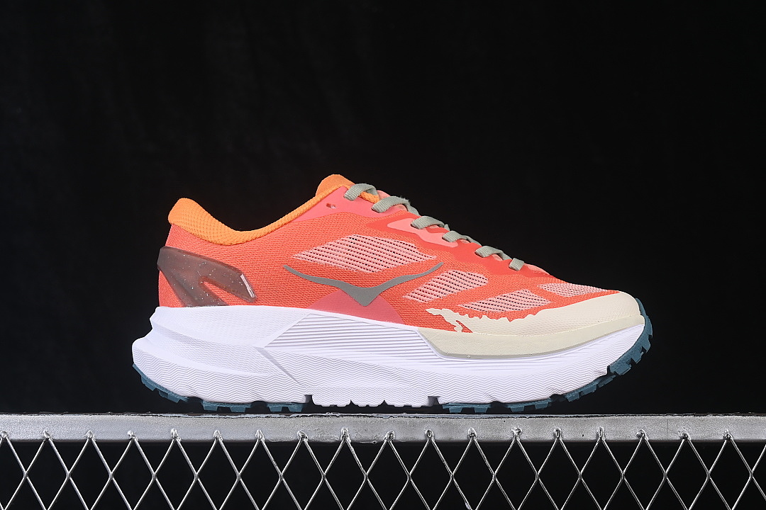 Hoka [1162010 FPR]-[LIGHTWEIGHT MOUNTAIN RUNNING SHOES RED/ORANGE/WHITE]-[WOMAN:36-39]-[MAN:40-45] - Image 15