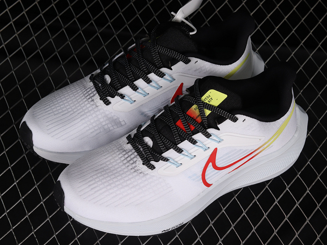 Nike [DX3350-100]-[AIR ZOOM PEGASUS 39 WHITE/BRIGHT CRIMSON/BLACK/VOLT]-[MAN:39-45] - Image 12