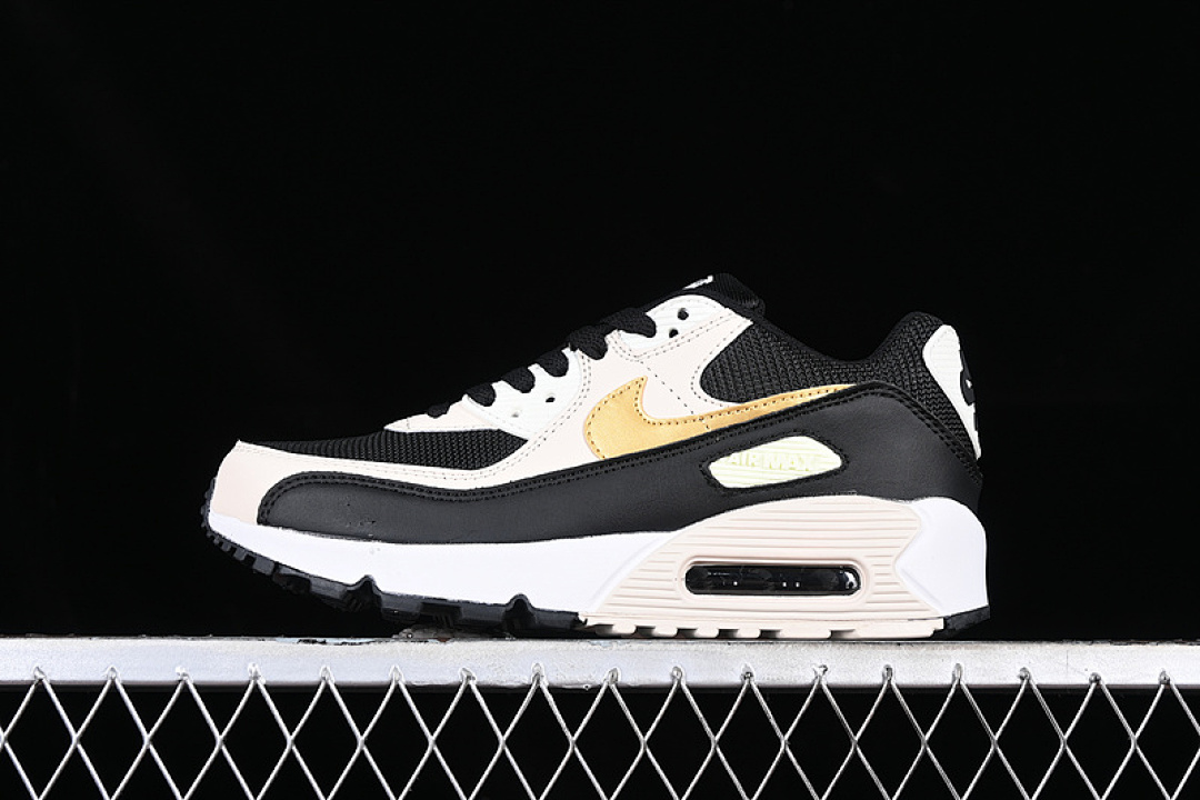Unbranded [DB9578-001]-[AIR MAX 90 WHITE/BLACK/GOLD/GREY]-[WOMAN:36-40], photo 1