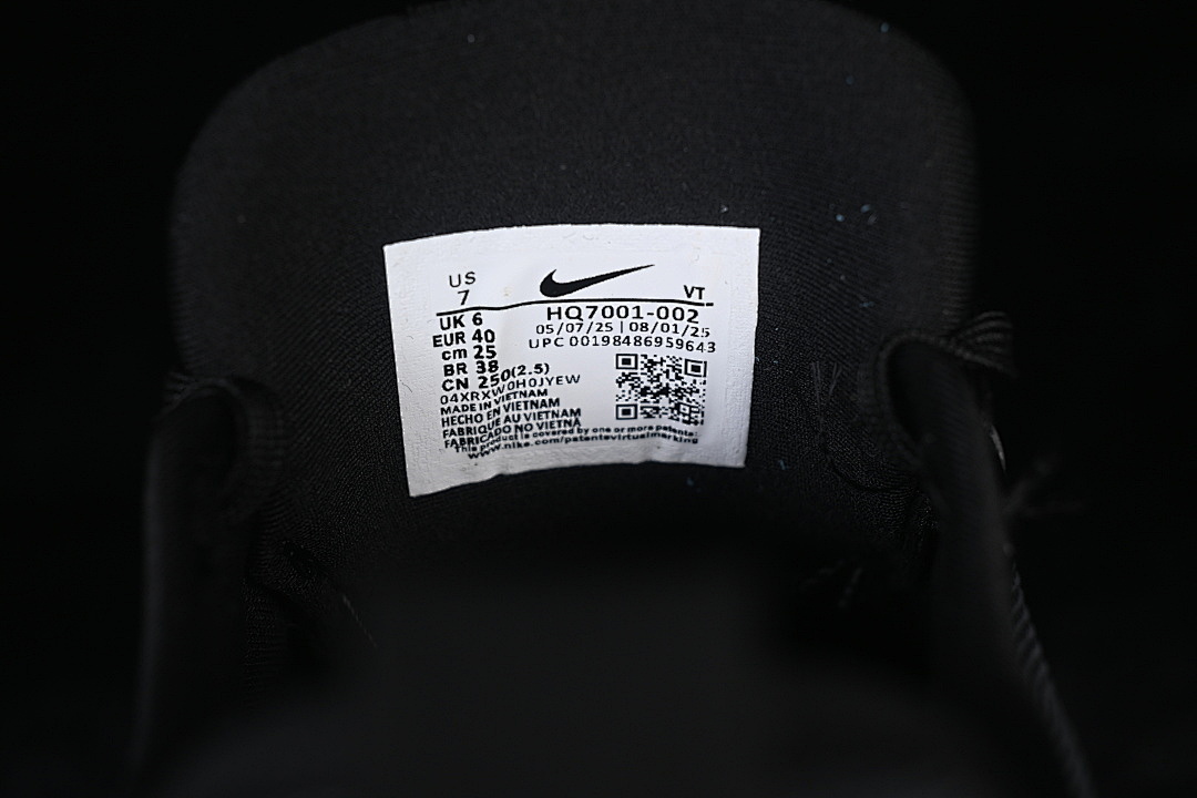 Nike [HQ7002-002]-[AIR ZOOM VOMERO 18 CASUAL SHOES BLACK/WHITE]-[WOMAN:36-39]-[MAN:40-45] - Image 5