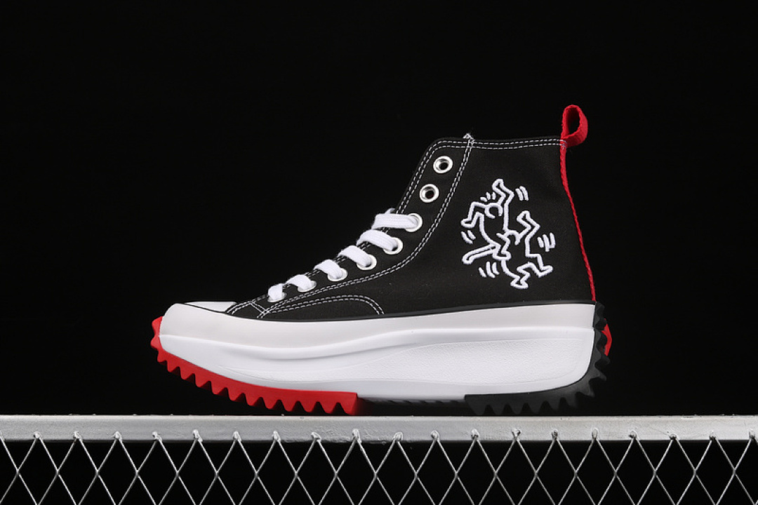 Converse [171859C]-[KEITH HARING X RUN STAR HIKE BLACK/WHITE/RED]-[WOMAN:35-40], photo 1