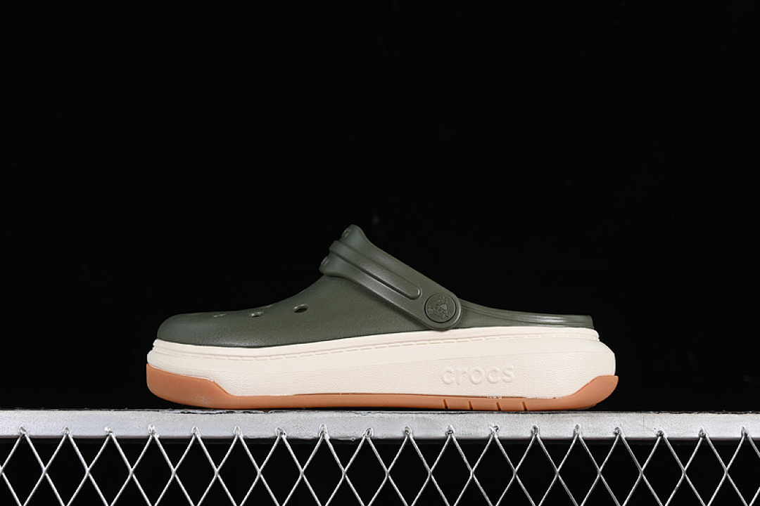 Crocs [CROCS CROCSBAND FULL FORCE WHITE/GREEN/BROWN]-[WOMAN:36-39]-[MAN:40-46], photo 1