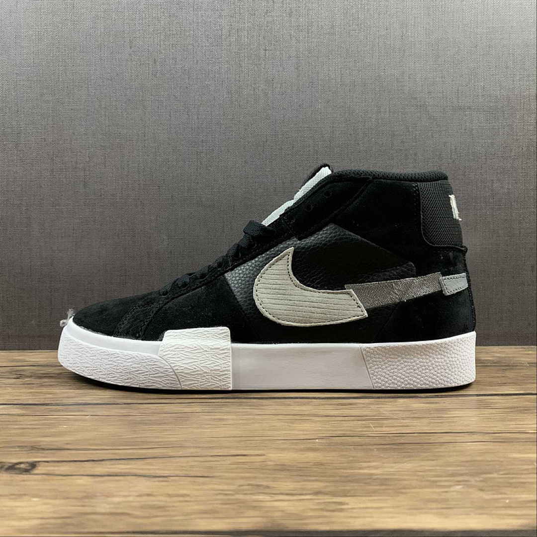 Unbranded [DA8854-001]-[ZOOM BLAZER MID PREMIUM SB MOSAIC PACK BLACK/WOLF GREY/COOL GREY/WHITE], photo 1