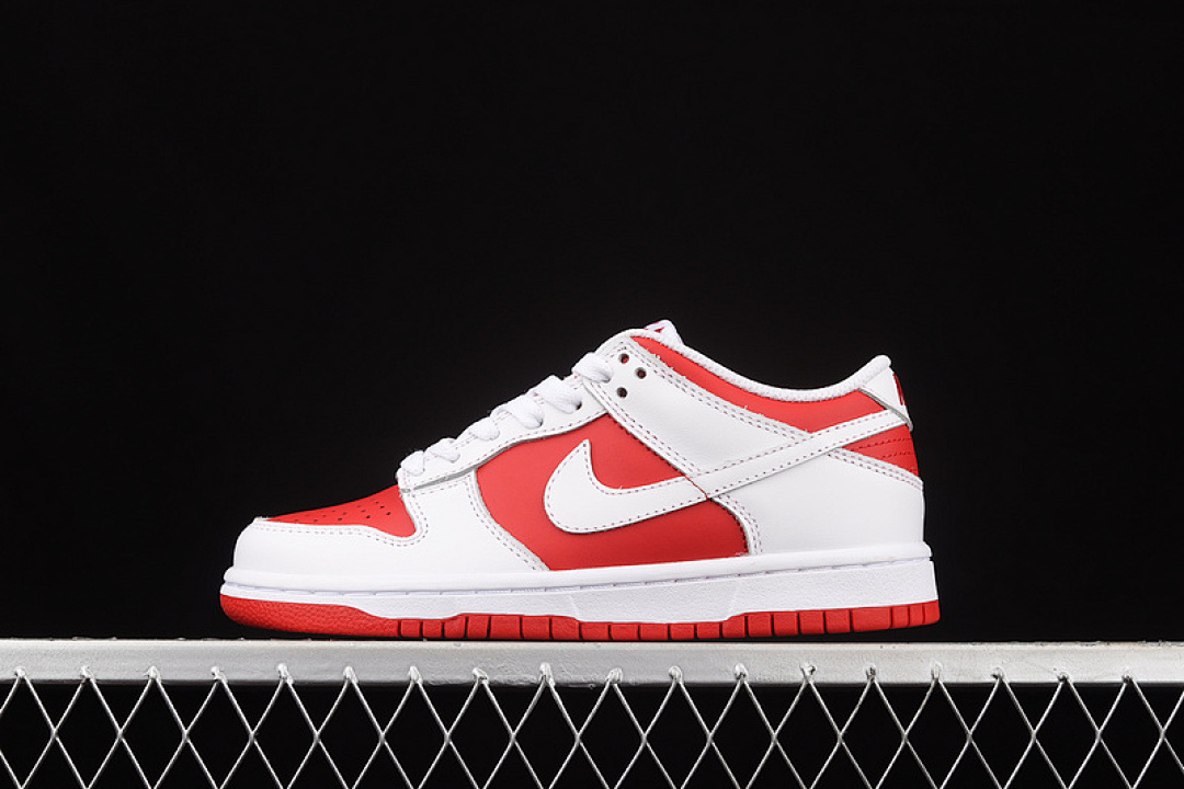 Nike SB DUNK LOW GS UNIVERSITY RED/WHITE/TOTAL ORANGE · CW1590-600, photo 1