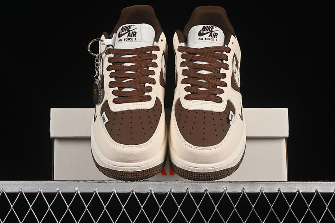 Nike [DF0188-061]-[AIR FORCE 1 07 LOW BAPE WHITE/BROWN]-[WOMAN:36-39]-[MAN:40-45] - Image 13