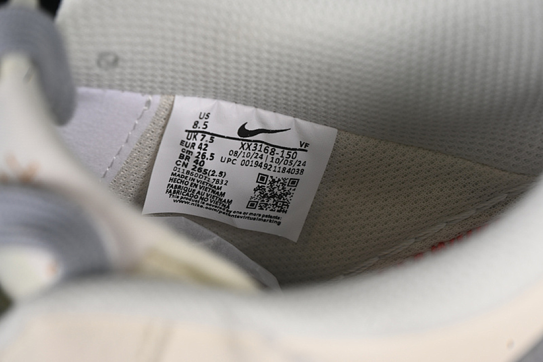 Nike [XX3168-150]-[AIR FORCE 1 07 LOW WHITE/GREY/GOLD]-[WOMAN:36-39]-[MAN:40-45] - Image 6