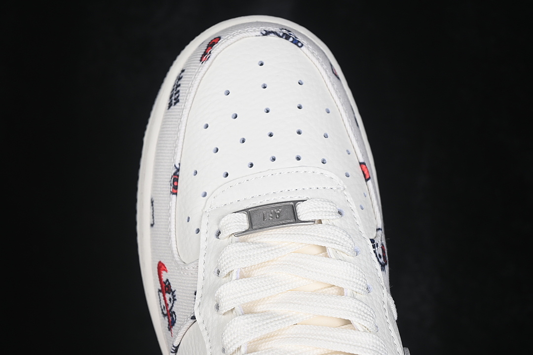 Nike [NH0601-608]-[AIR FORCE 1 07 LOW CASUAL SNEAKERS WHITE/GREY]-[WOMAN:36-39]-[MAN:40-45] - Image 10
