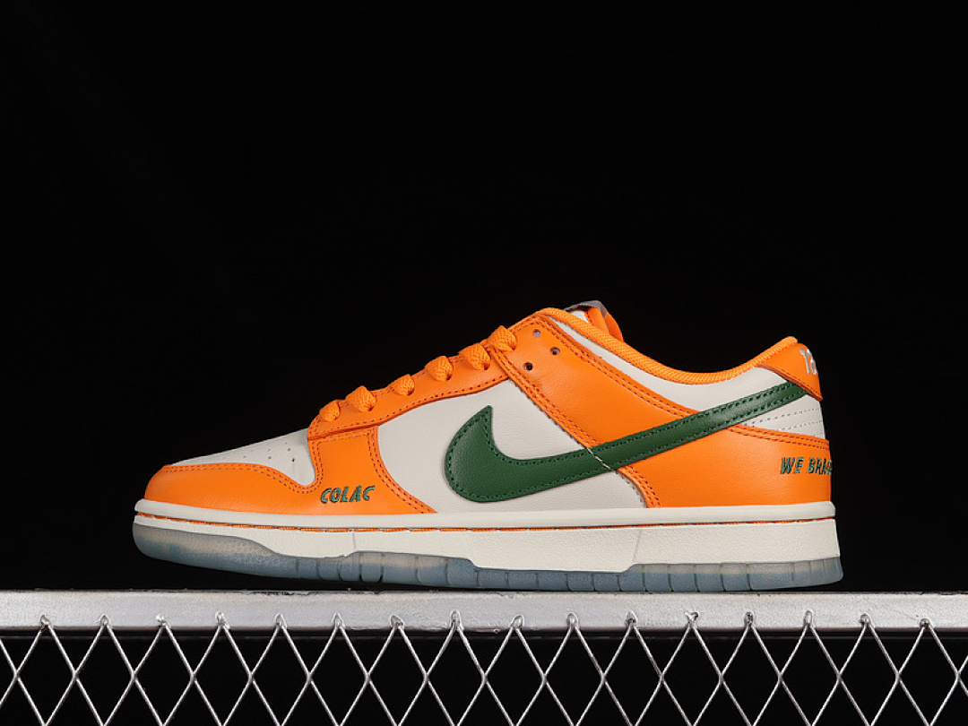 Unbranded [DR6188-800]-[FLORIDA A&M UNIVERSITY SB DUNK LOW ORANGE HORIZON/FORTRESS GREEN/SAIL]-[36-47.5], photo 1