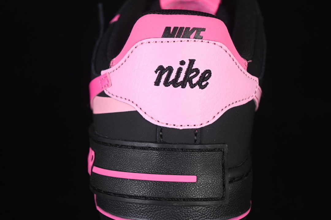 Nike [CI0919-006]-[AIR FORCE 1 LOW SHADOW BLACK/PINK SPELL/PINK BLAST]-[WOMAN:35.5-39]-[MAN:40] - Image 7