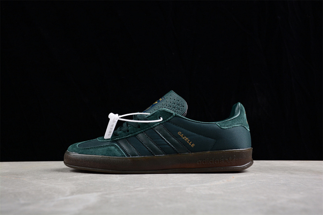 Adidas [H06272]-[ADIDAS ORIGINALS GAZELLE INDOOR BLACK/GREEN]-[WOMAN:36-39]-[MAN:40-45], photo 1