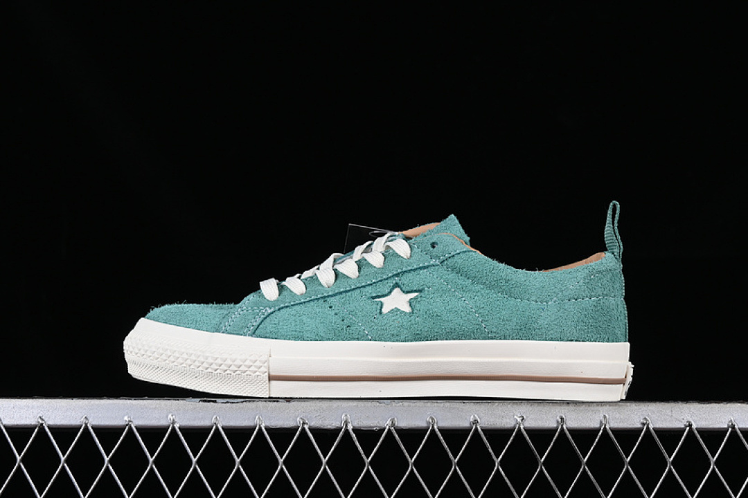 Converse Converse ONE STAR PRO GREEN/WHITE/BROWN · A02947C, photo 1