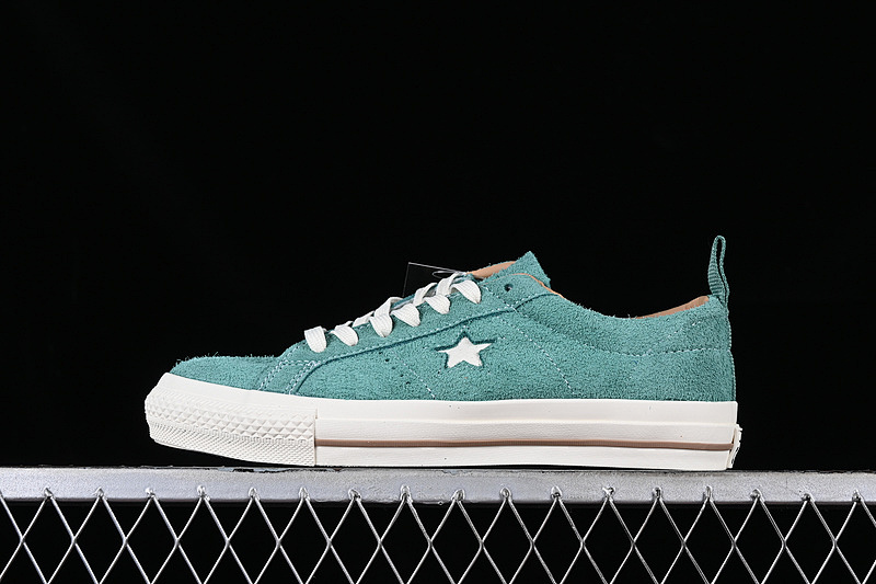 Converse Converse ONE STAR PRO GREEN/WHITE/BROWN · A02947C, photo 1