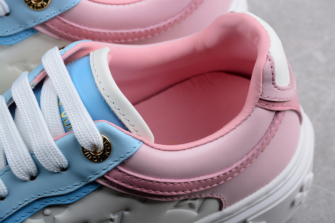 Louis Vuitton [L*V LOW SKATE SHOES WHITE/LIGHT PINK/SKY BLUE]-[WOMAN:35-40] - Image 8