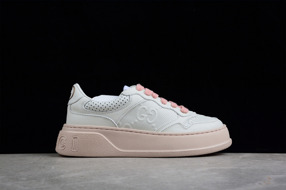 Chanel [GU*CCI SCREENER GG HIGH-TOP SNEAKER WHITE/WHITE/PINK]-[WOMAN:35-39]-[MAN:40-44] - Image 16