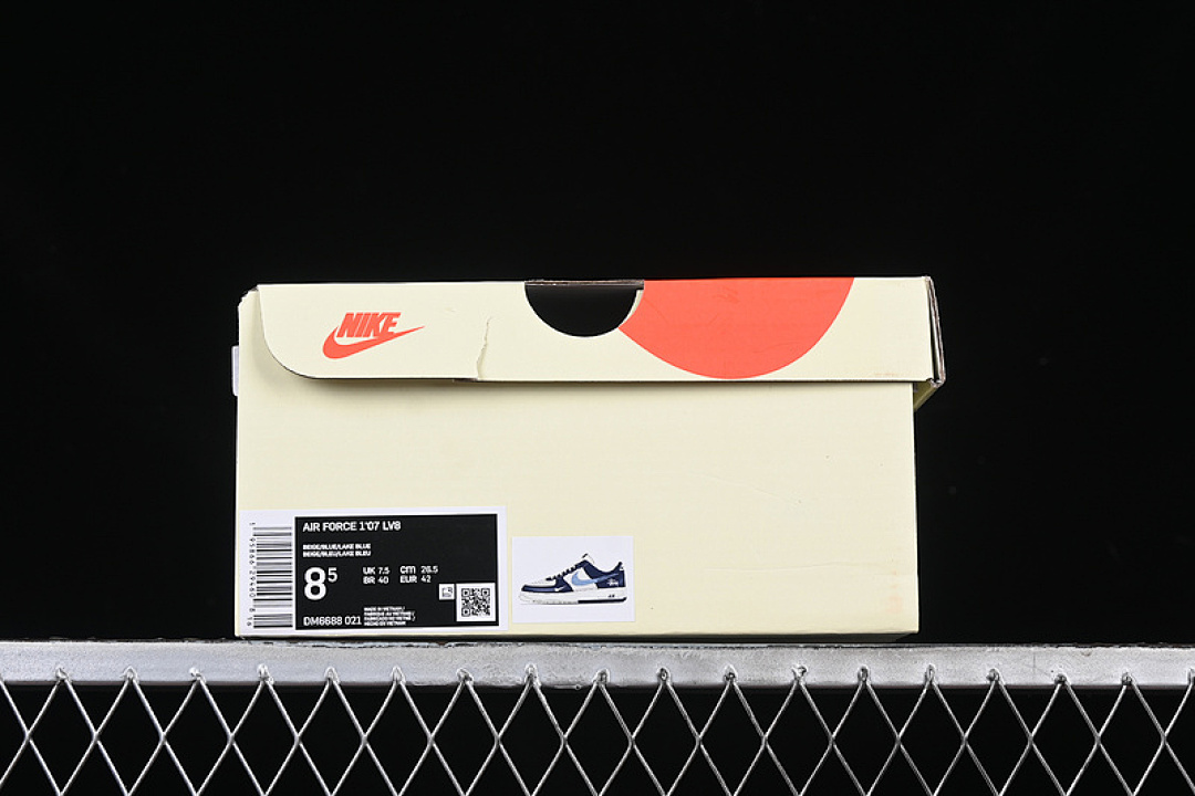 Nike [DM6688-021]-[AIR FORCE 1 07 LOW WHITE/BLUE]-[WOMAN:36-39]-[MAN:40-45] - Image 12