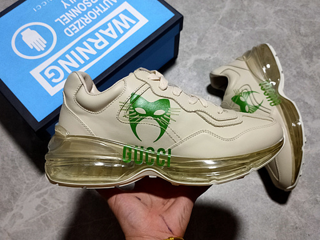 On Running On Running [GU*CCI AIR CUSHION DADSHOES BEIGE/BEIGE/GREEN]-[MAN:40-44], photo 1