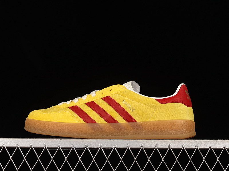 Adidas GU*CCI X GAZELLE SHOES YELLOW/RED/WHITE · IA9090, photo 1