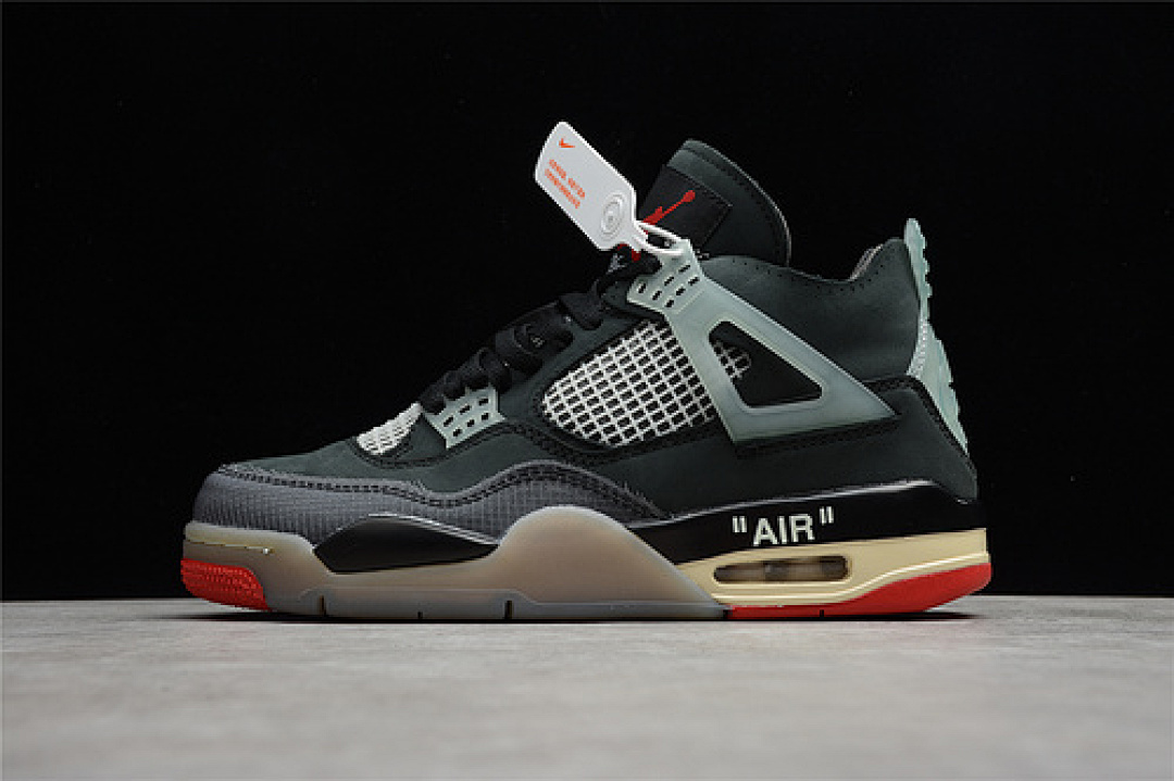 Jordan Jordan [SALE][CV9388-001]-[OW X AIR 4 BRED BLACK/GREY/RED]-[MAN:40-47], photo 1