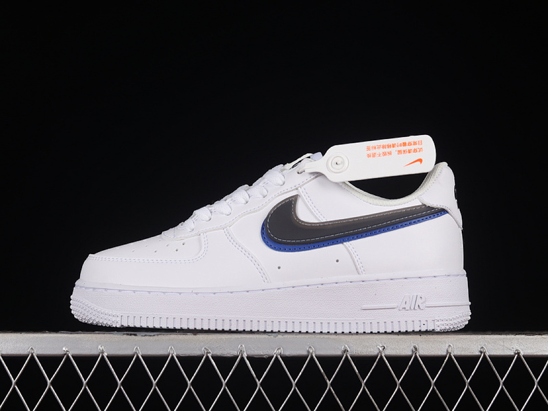 Nike [FD0688-100]-[AIR FORCE 1 IMPACT NEXT NATURE DOUBLE WHITE/HYPER ROYAL/SUMMIT WHITE/BLACK], photo 1
