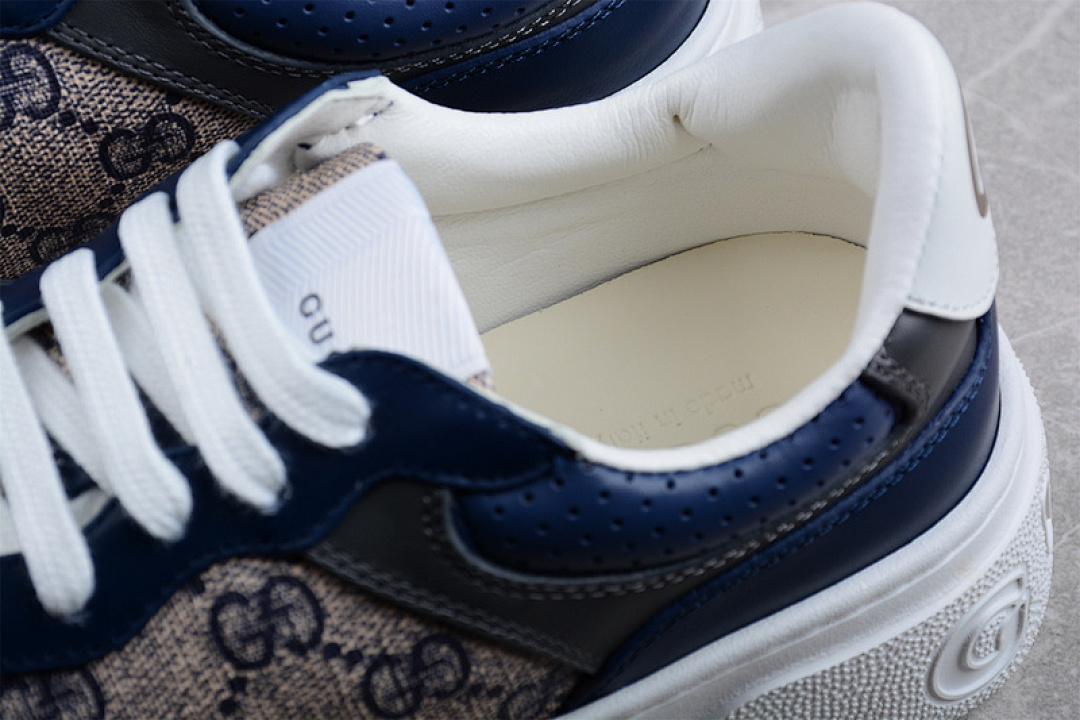 Chanel [GU*CCI SCREENER GG HIGH-TOP SNEAKER NAVY BLUE/KHAKI/DARK GREY]-[WOMAN:35-39]-[MAN:40-44] - Image 7
