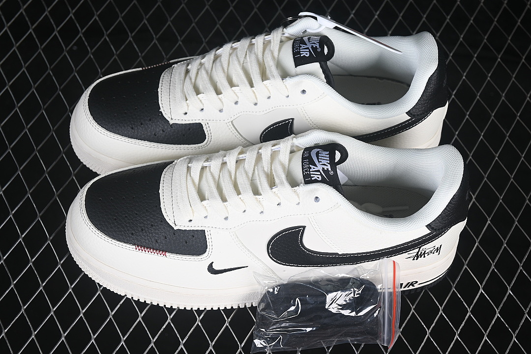 Nike [DN9688-152]-[AIR FORCE 1 07 LOW CASUAL SNEAKERS WHITE/BLACK]-[WOMAN:36-39]-[MAN:40-45] - Image 11