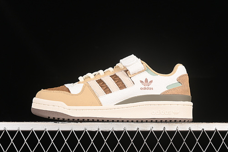 Off-White WMNS FORUM 84 LOW SNOWFLAKES ACORNS WILD BROWN/Off-White/LINEN KHAKI · IF3884, photo 1